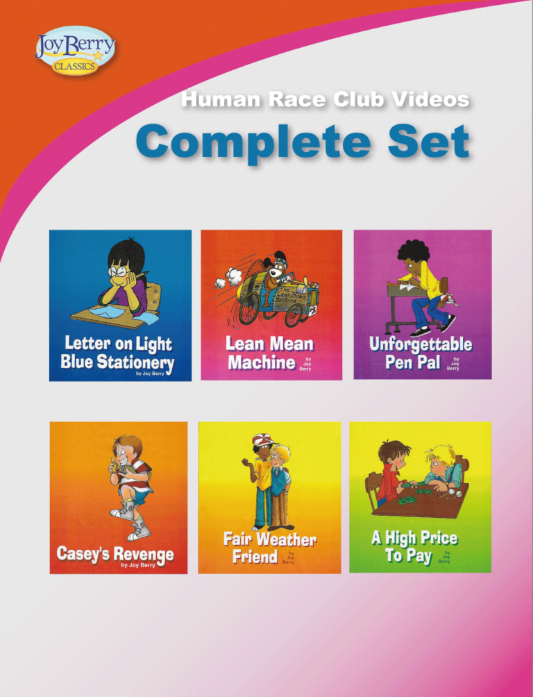 The Complete Human Race Club Video Collection - Purchase all 6 downloads and get 20% off